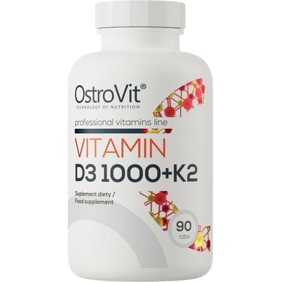 OstroVit Vitamin D3 1000 IU + K2 50 mcg [90 Таблетки]