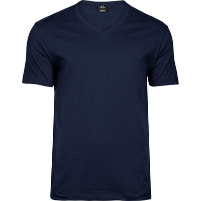 Tee Jays 8006 pánske tričko s výstrihom do V Fashion Sof Tee modré navy