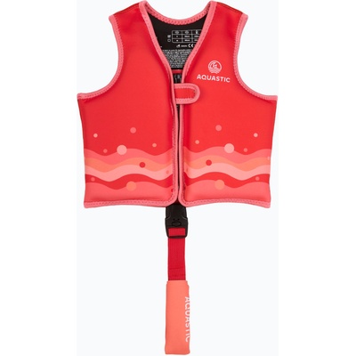 Детска спасителна жилетка AQUASTIC Junior dark pink