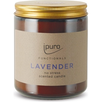 ipuro Functionals Lavender - No Stress ароматна свещ 200гр,