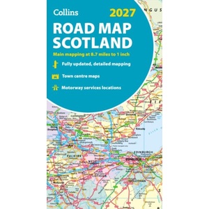 2027 Collins Road Map of Scotland (ISBN: 9780008779078)
