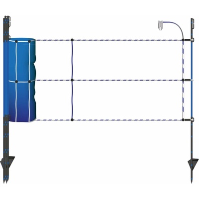 Modrá elektrická sieť pre ohradníky, proti diviakom, výška 63 cm, dĺžka 50 m