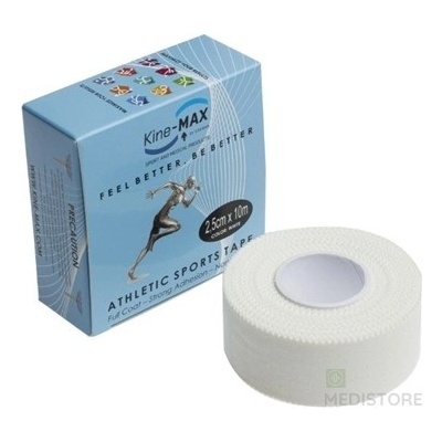 Kine-MAX Non-Elastic Sport Tape tejpovacia páska fixačná 2,5 cm x 10 m