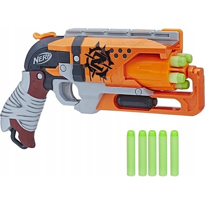Nerf Zombie Strike Hammer pištoľ na penové náboje + 5 nábojov