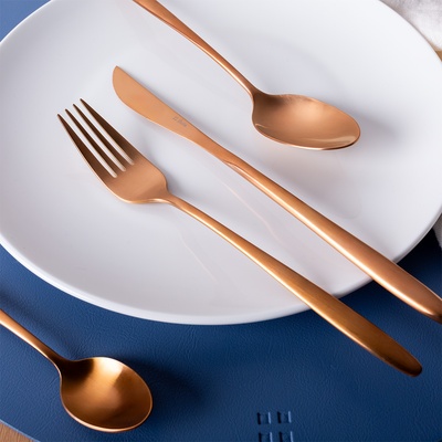 Příborový set 16 ks – Vivo PVD Rose Gold matný