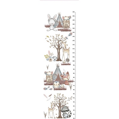 Takoy Panel detský meter na stenu / nepremokavý polyester forest friends