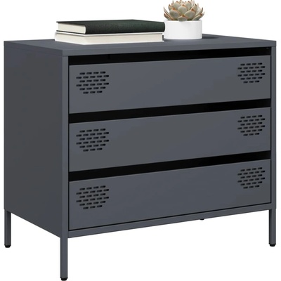 vidaXL 11461.851294 příborník antracitový 68x39x58,5 cm ocel válcovaná za studena