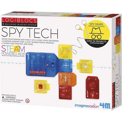 4M Електронна игра 4M - Програмиране с логически блокчета, шпионин (4m-06805)