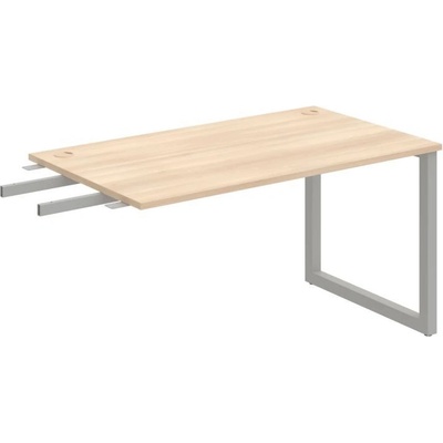 OFFICE PRO s.r.o. HOBIS prídavný stôl do uhla - US O 1400 RU, hĺbka 80 cm, agát