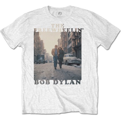 Bob Dylan tričko The Freewheelin' biele