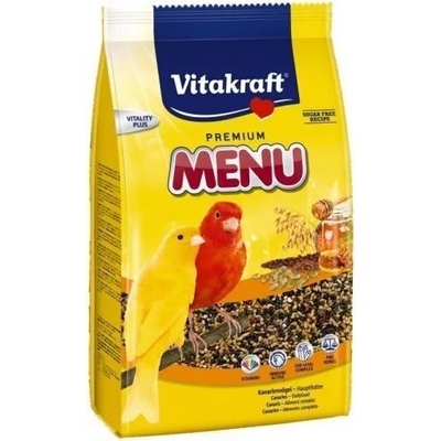 Vitakraft Premium Menu Vital + VITA®HERBS- Храна за канарчета с мед 500gr