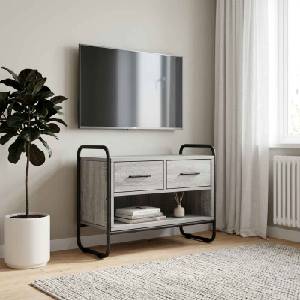 vidaXL ТВ шкаф 60 x 30 x 50 см Сив Сонома Инженерна дървесина (8013779)