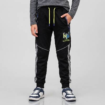 Dětské zateplené tepláky softshell Novinka Černá