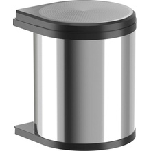 Hailo vestavný odpadkový koš Mono 15 l nerezová ocel/černá
