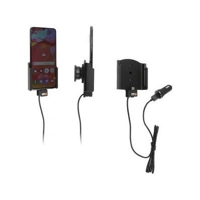 Brodit držiak do auta na Samsung A70 bez puzdra, s nabíjaním z cig. zapaľovača/USB 721143