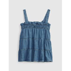 GAP Бебешки дънков топ GAP GAP | Sin | Момичешки | 12-18 месеца - zoot - 43,62 лв