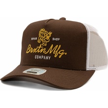 Brixton Tolman MP Trucker Pinecone Brown/White