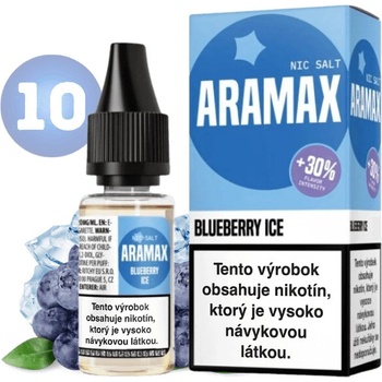 Aramax Salt Blueberry Ice 10 ml 10 mg