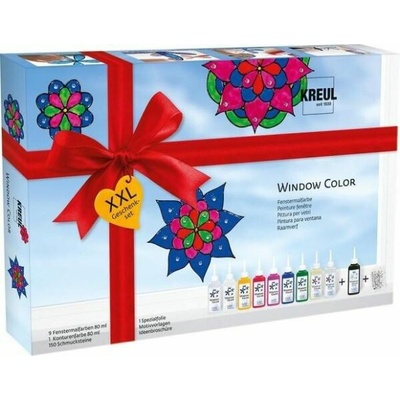 Kreul Hobby Line Základní sada barev na sklo Window Color 95297 – Sleviste.cz