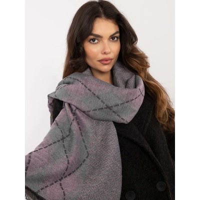 Factory Price Grey and pink women's viscose scarf hnedá 2016103573851