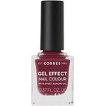 KORRES Лак с гел ефект с бадемово масло , Korres Gel Effect Nail Colour ? ? 74 Berry Addict 11ml