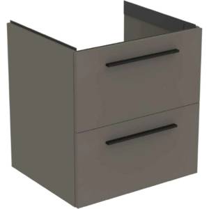 Ideal Standard i. Life B - Шкаф за мивка 60x63x51 см, 2 чекмеджета, сив матов кварц T5270NG (T5270NG)