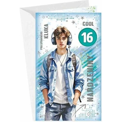 ARGUS Přání pro děti s výběrem roků - Teenager 17-6078c