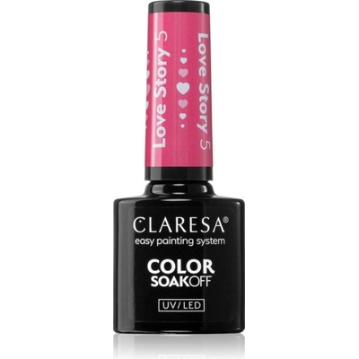 Claresa SoakOff UV/LED Color Love Story gelový lak na nehty odstín 5 5 g
