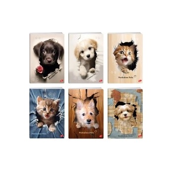 Elisa Тетрадка с телчета Peekaboo Pets А5 60л редове