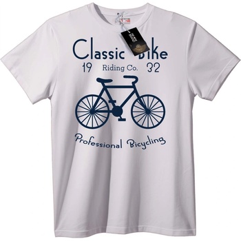 NOONEBRAND Тениска Класически професионален колоездач - 7XL, White