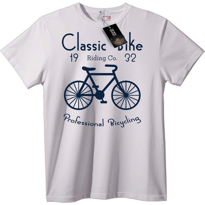 NOONEBRAND Тениска Класически професионален колоездач - 7XL, White
