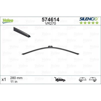 Valeo Zadný stierač 574614 280 mm
