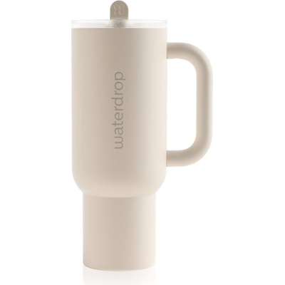 Waterdrop Explorer Tumbler неръждаема термочаша със сламка White 1100ml