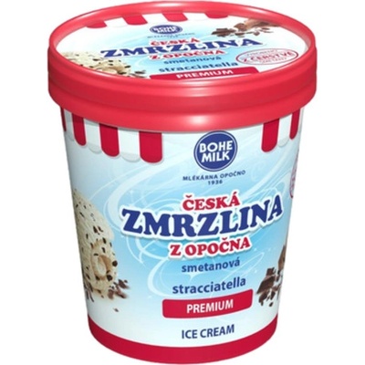 Bohemilk Premium Česká zmrzlina z Opočna Stracciatella 460 ml