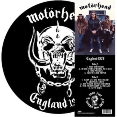 Motorhead - England 1978 Picture Disc Vinyl LP