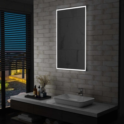 vidaXL LED стенно огледало за баня 60x100 см (144719)