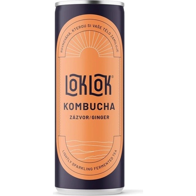 Loklok Kombucha zázvor 250 ml