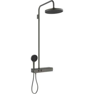 Ideal Standard Ceratherm Solos - Душ комплект с термостат, диаметър 30 см, 3 струи, Magnetic Grey A7882A5 (A7882A5)