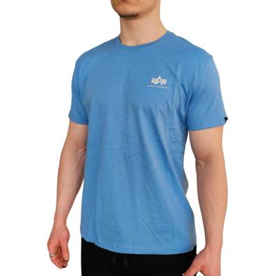 Alpha Industries Basic T Small logo Mediteranian blue