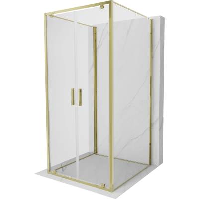Mexen Exo-3S душ кабина 3-стенна с отваряща се врата 100 x 100 см, прозрачна, (8182-100-100-50-00-3S)