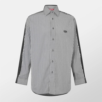 Diesel Риза Diesel Men's Short-Sleeve Plain Shirt - Black Black