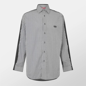 Diesel Риза Diesel Men's Short-Sleeve Plain Shirt - Black Black