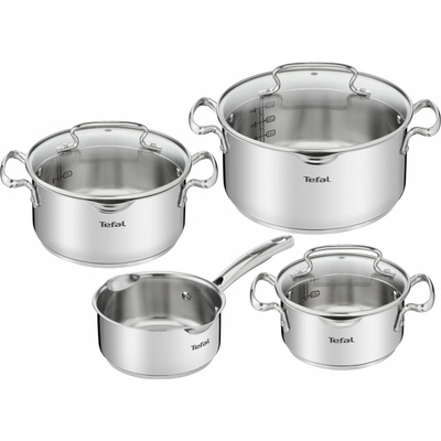 TEFAL Sada Duetto+ hrnce s pokrievkou 7ks G719S734 nerezová oceľ