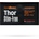 GymBeam Thor Stim-Free 14 g ягода и киви