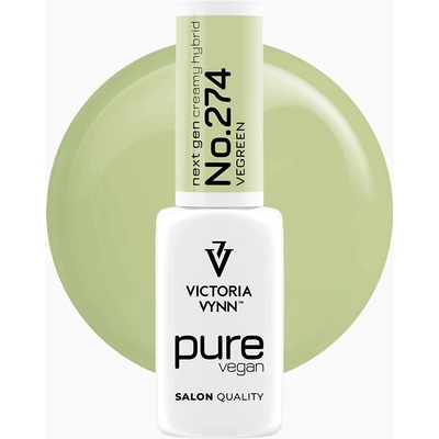 Victoria Vynn hybridní gel lak Pure Vegan Creamy Hybrid VEGreen 274 8 ml