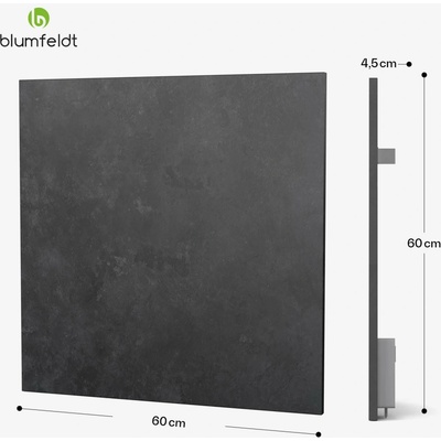 Blumfeldt Heat Square 700 W kámen