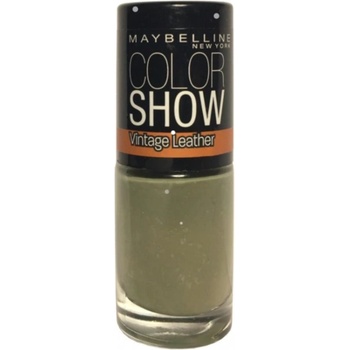 Maybelline Color Show Vintage Leather 208 Лак за нокти Sage Staple Green 7 мл