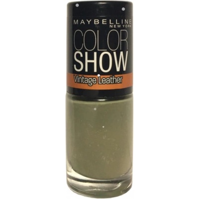 Maybelline Color Show Vintage Leather 208 Лак за нокти Sage Staple Green 7 мл