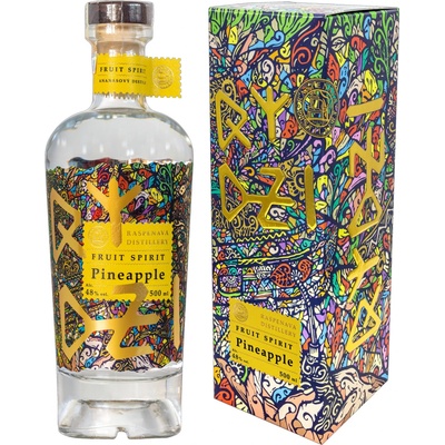 Raspenava Ananasovice 48% 0,5 l (holá láhev)