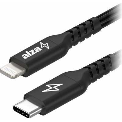 AlzaPower APW-CBMFI9402B AluCore USB-C to Lightning MFi, 2m, černý